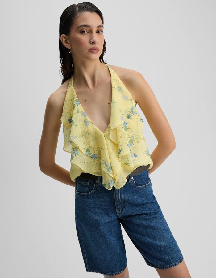 Shoulder — Blusa Floral Leve