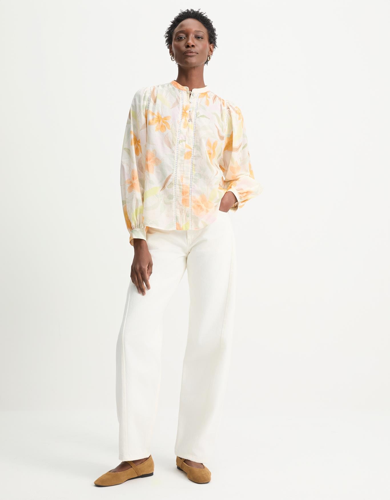 Blusa Floral Pincelada