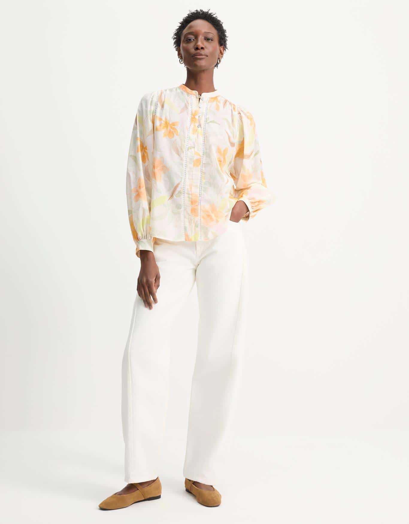 Blusa Floral Pincelada