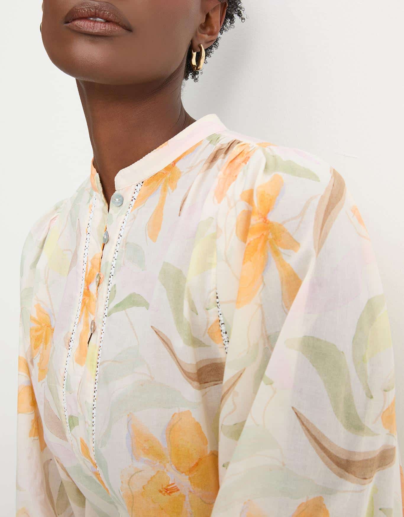 Blusa Floral Pincelada