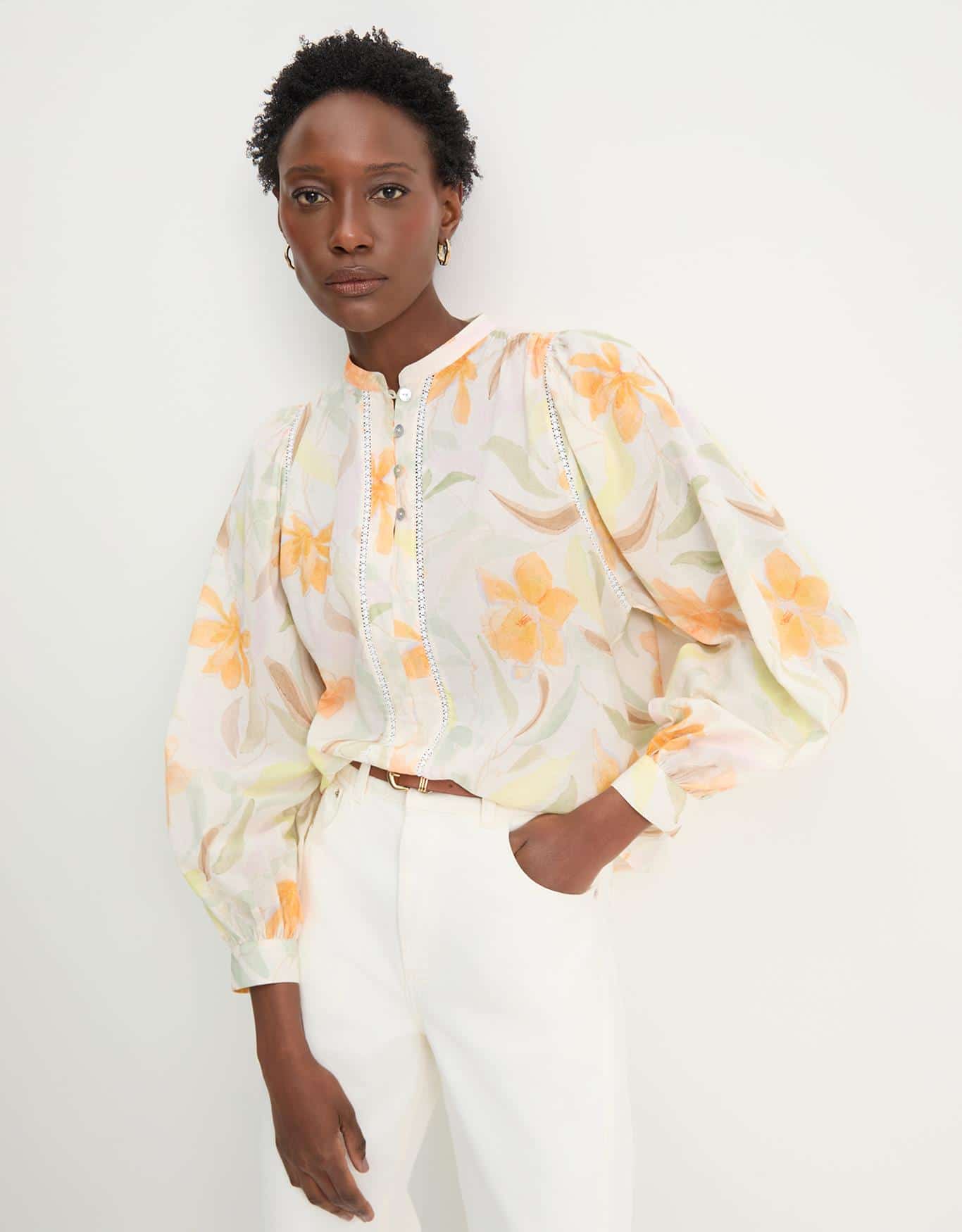 Blusa Floral Pincelada