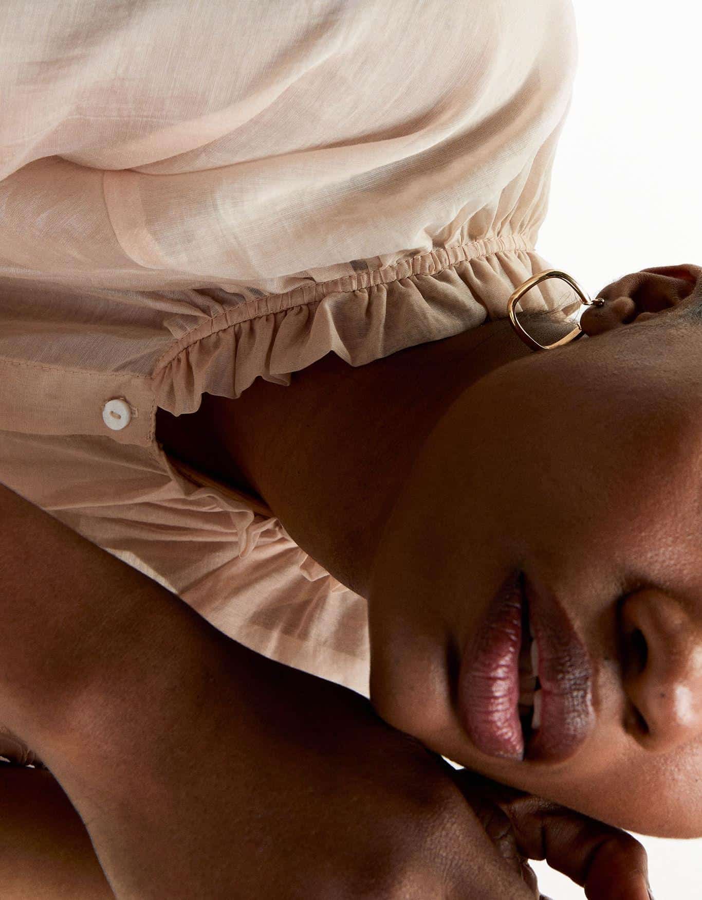 Blusa Franzido Decote