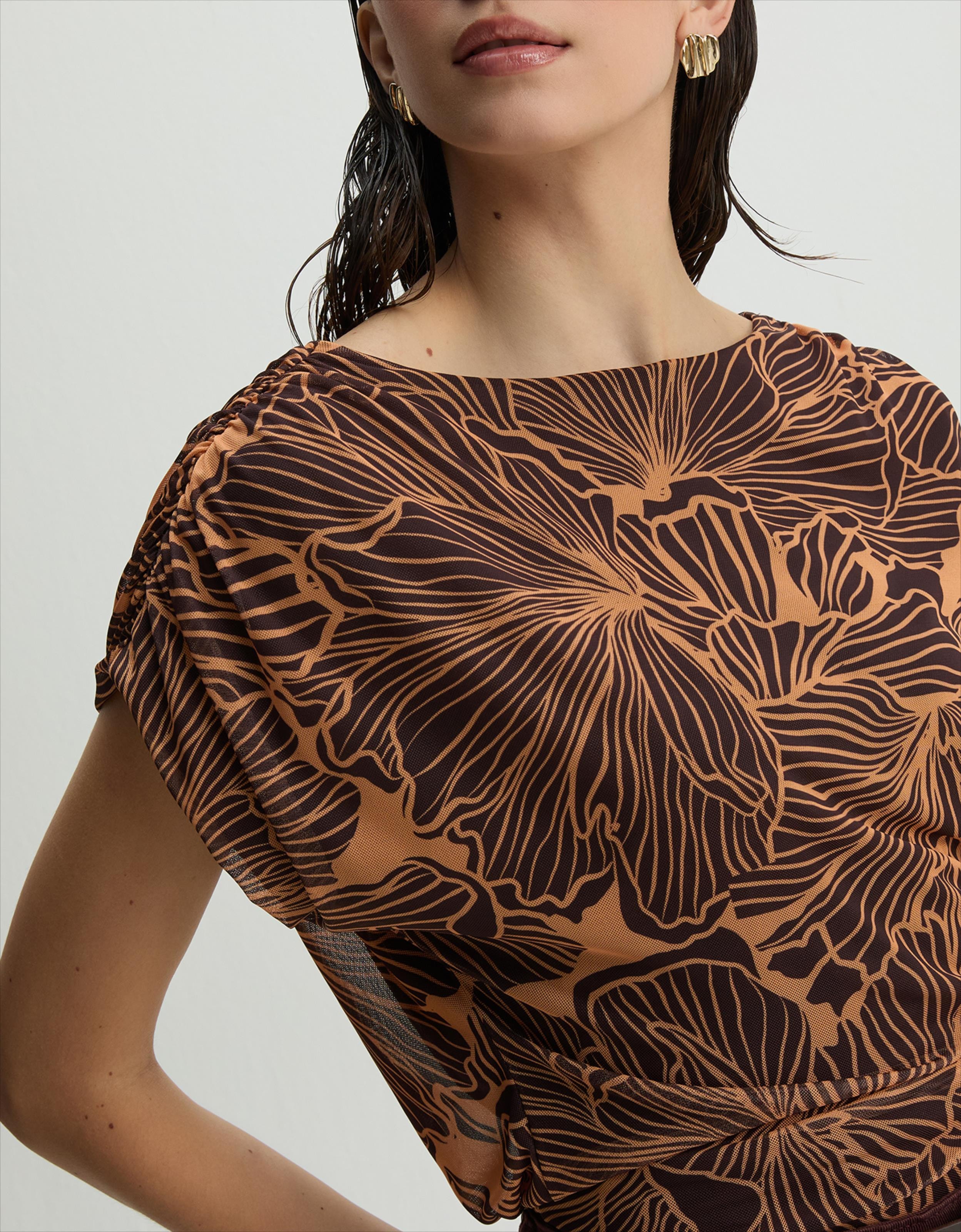 Blusa Franzidos Floral