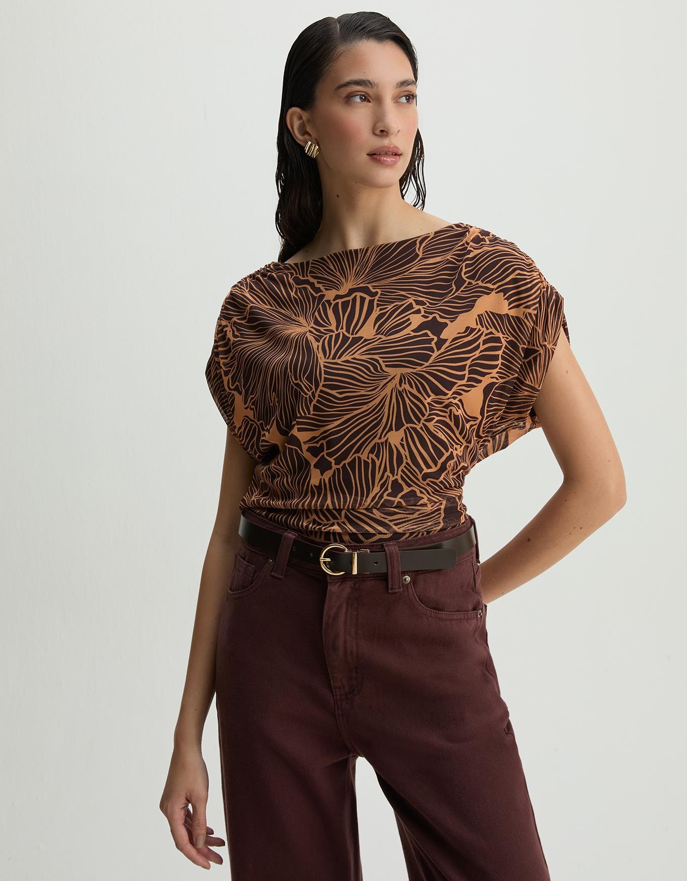 Blusa Franzidos Floral