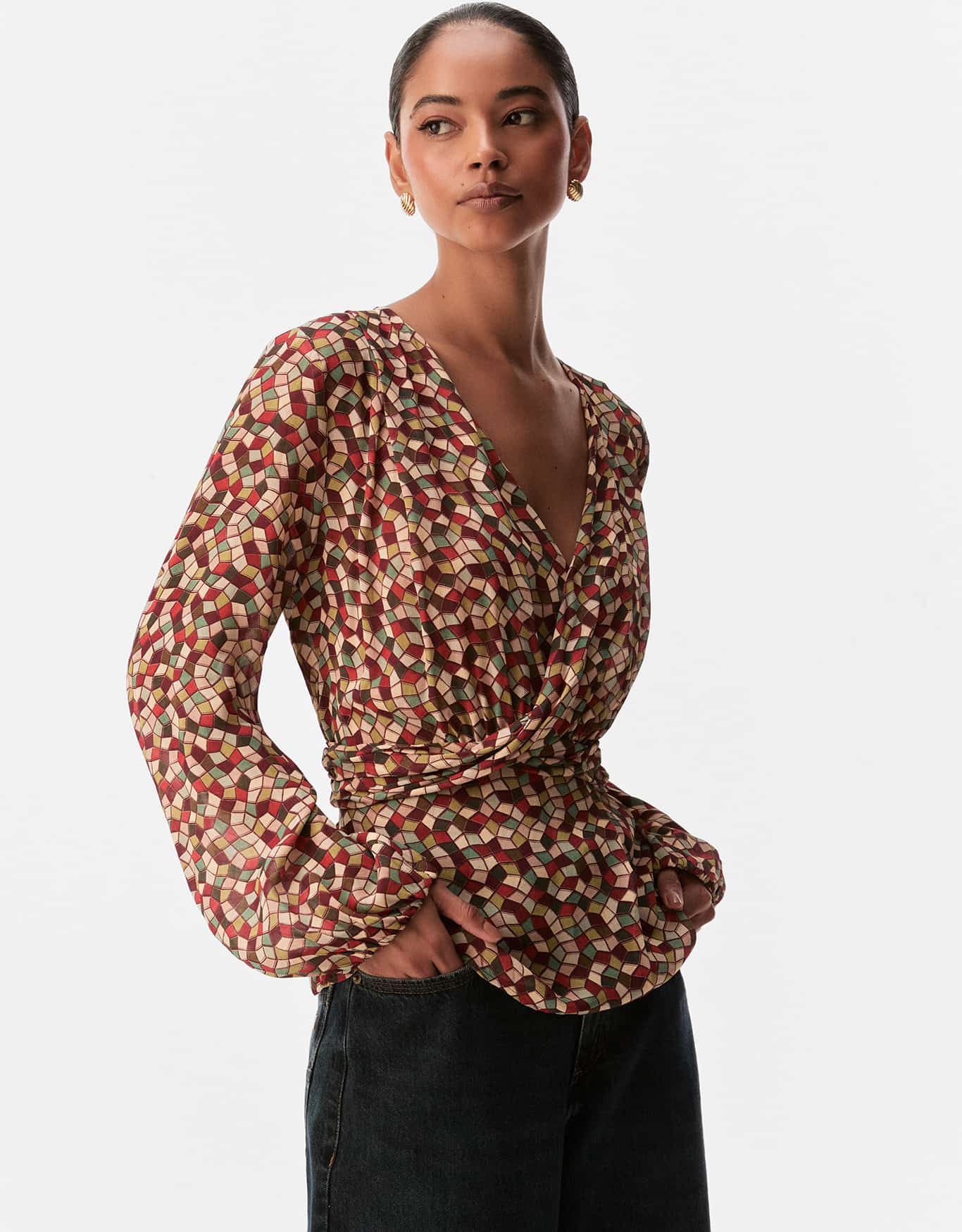 Blusa Geométrica Color