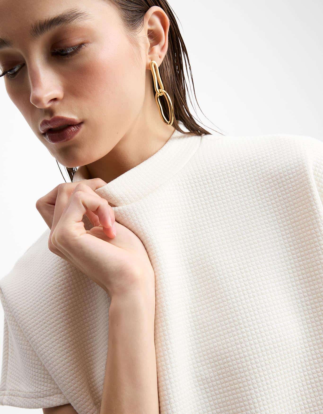 Blusa Gola Alta Textura 360