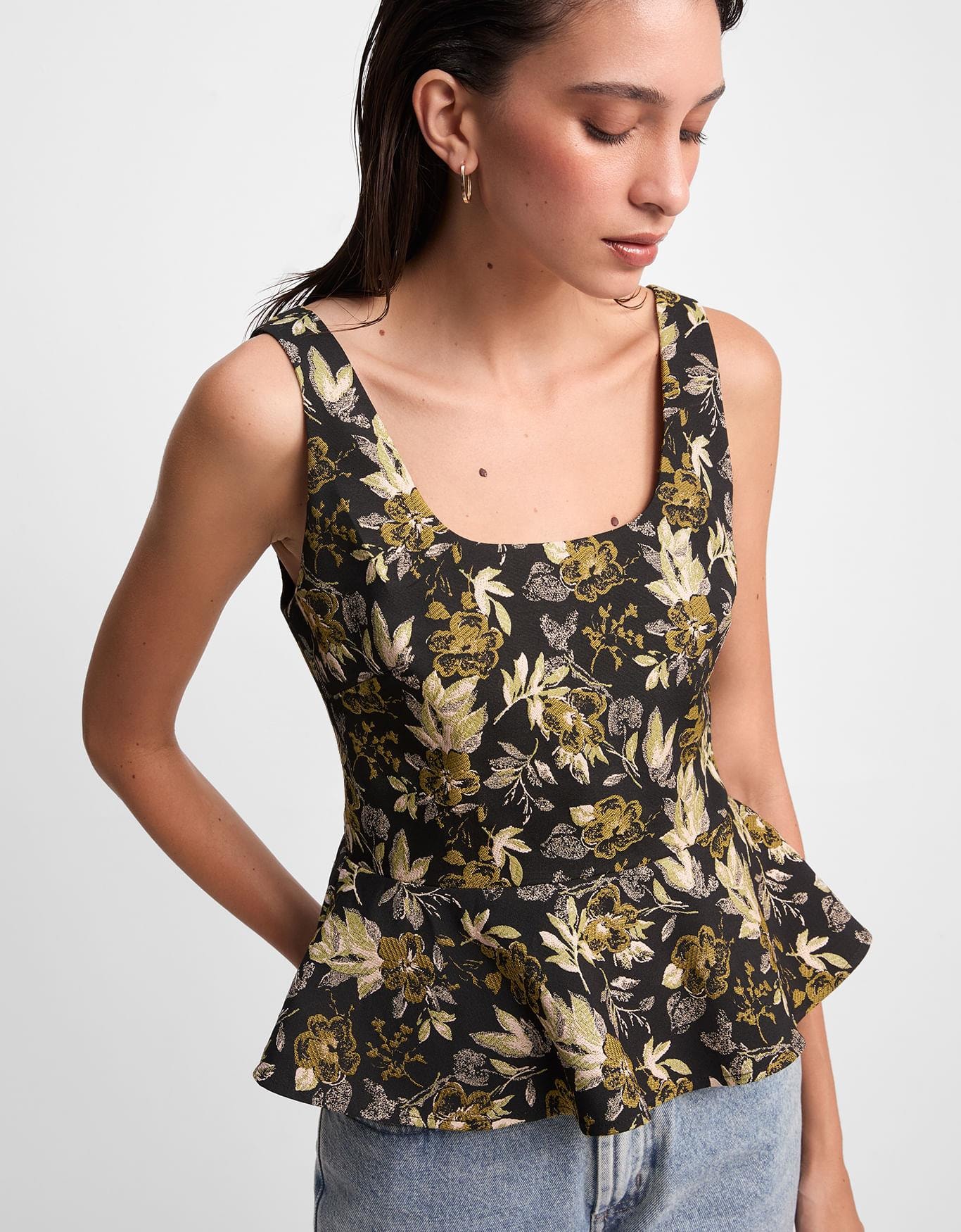 Blusa Jacquard