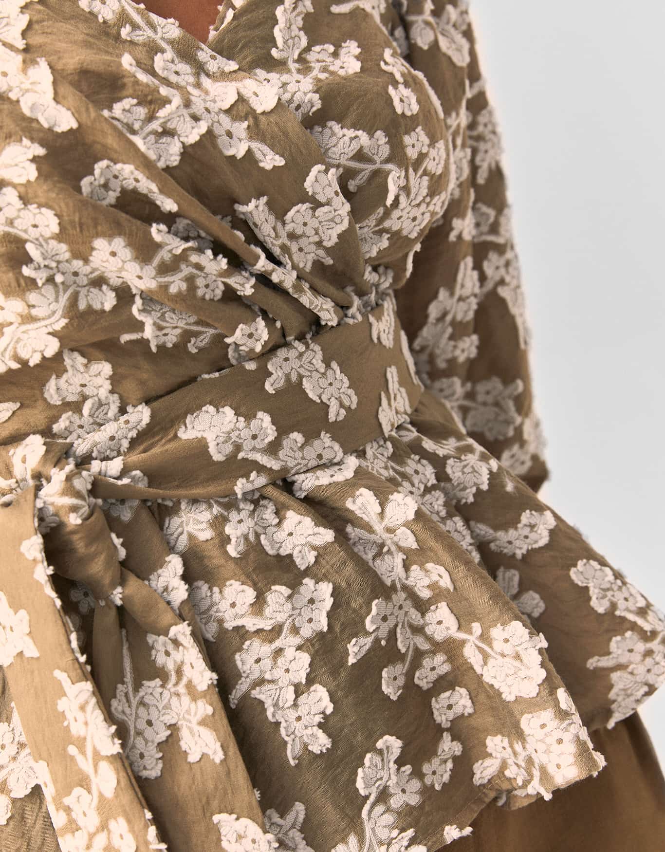 Blusa Jacquard Floral