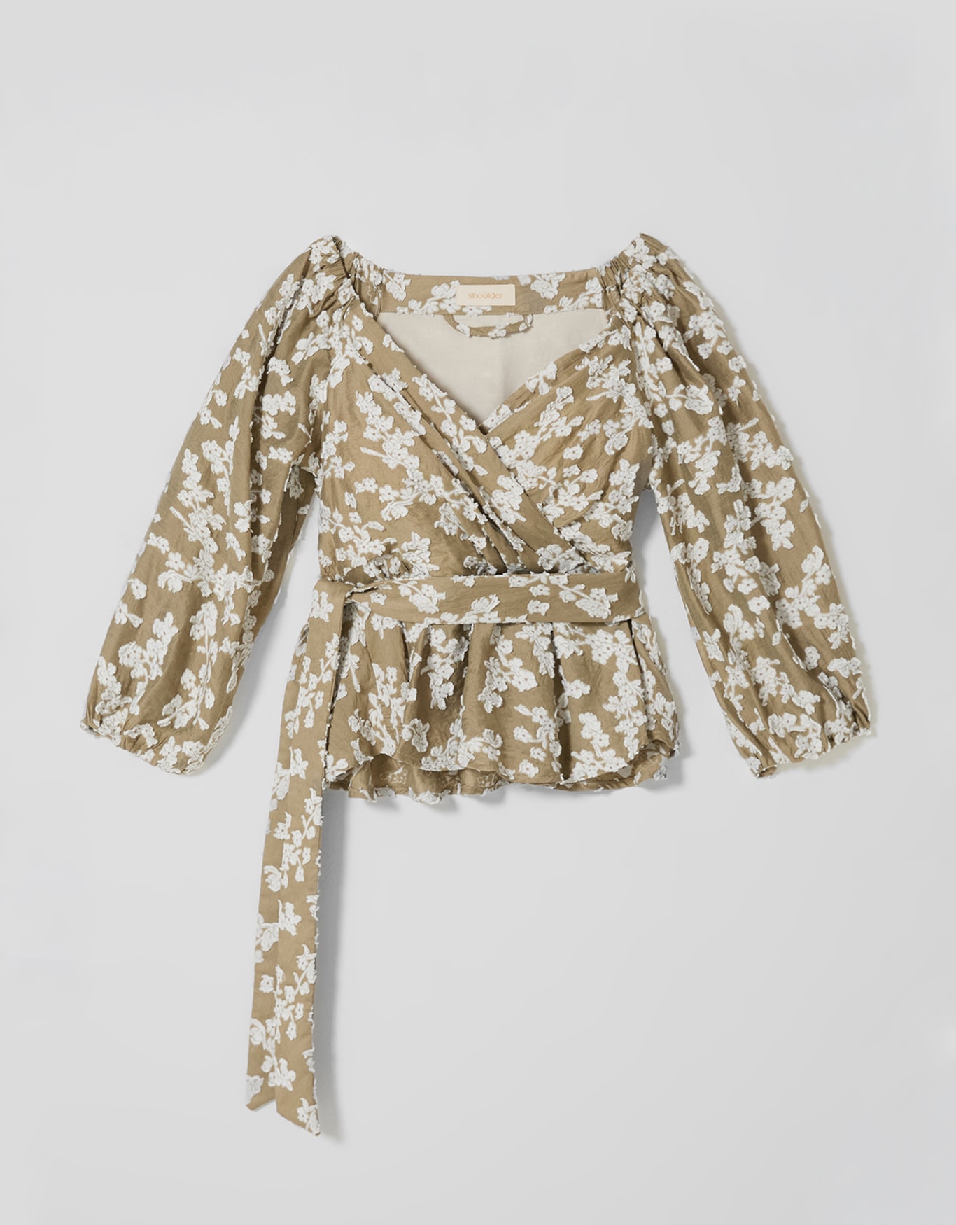 Blusa Jacquard Floral