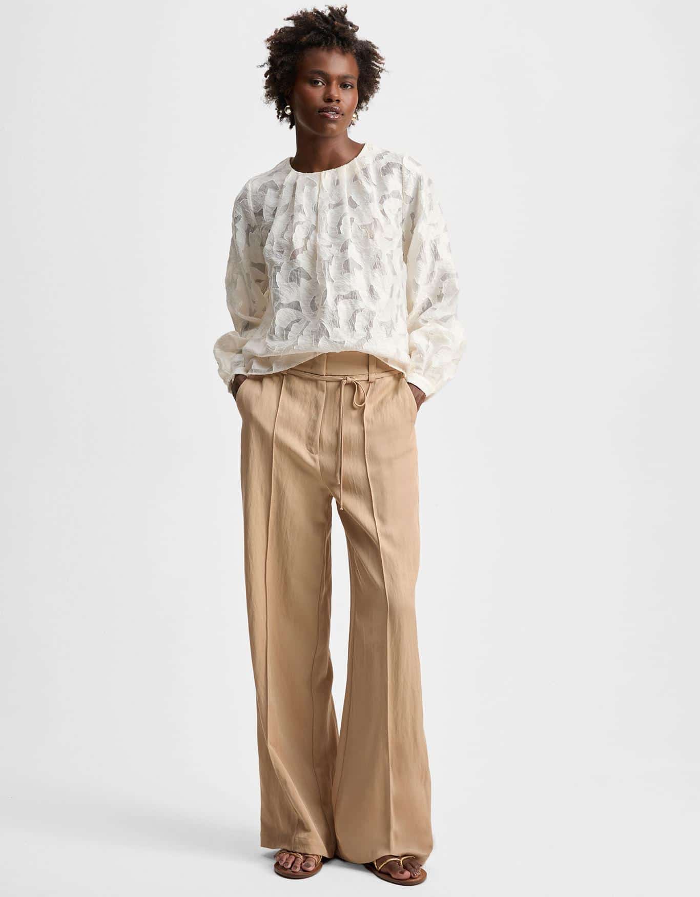 Blusa Jacquard Texturas