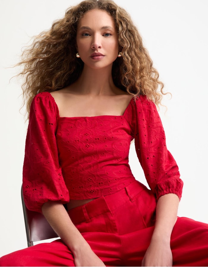 Shoulder — Blusa Laise Manga