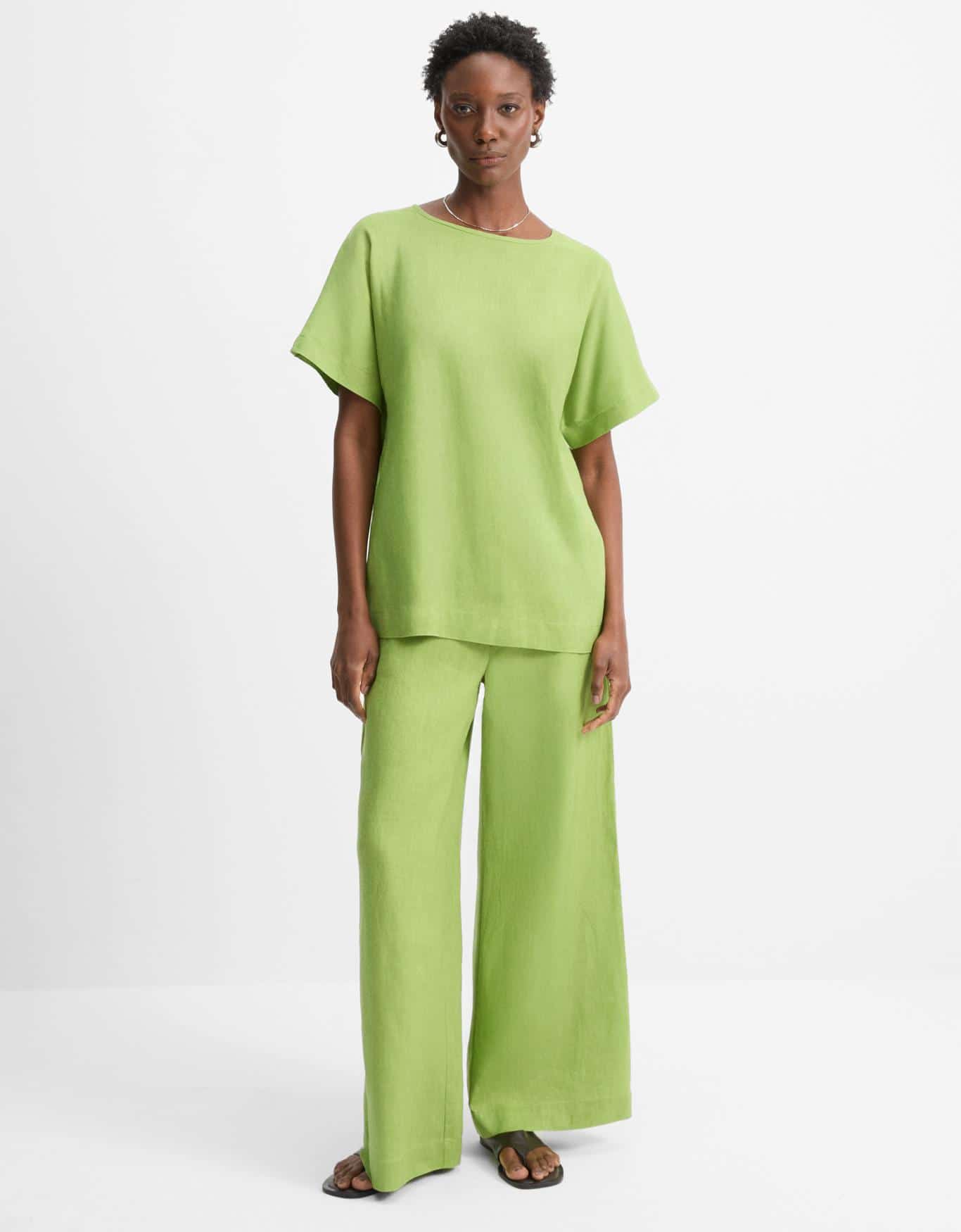 Blusa Linho Alongada