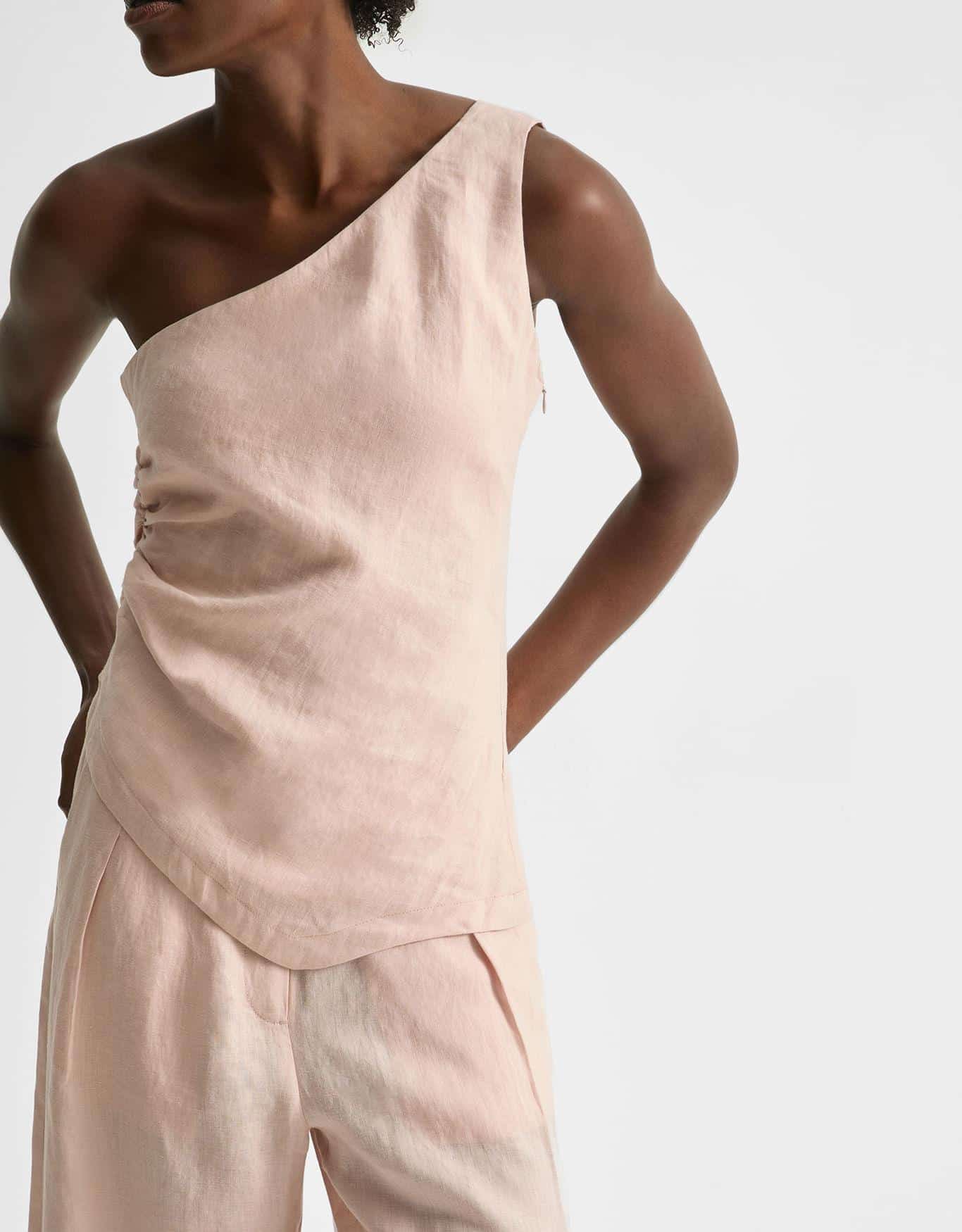 Blusa Linho Ombro Só