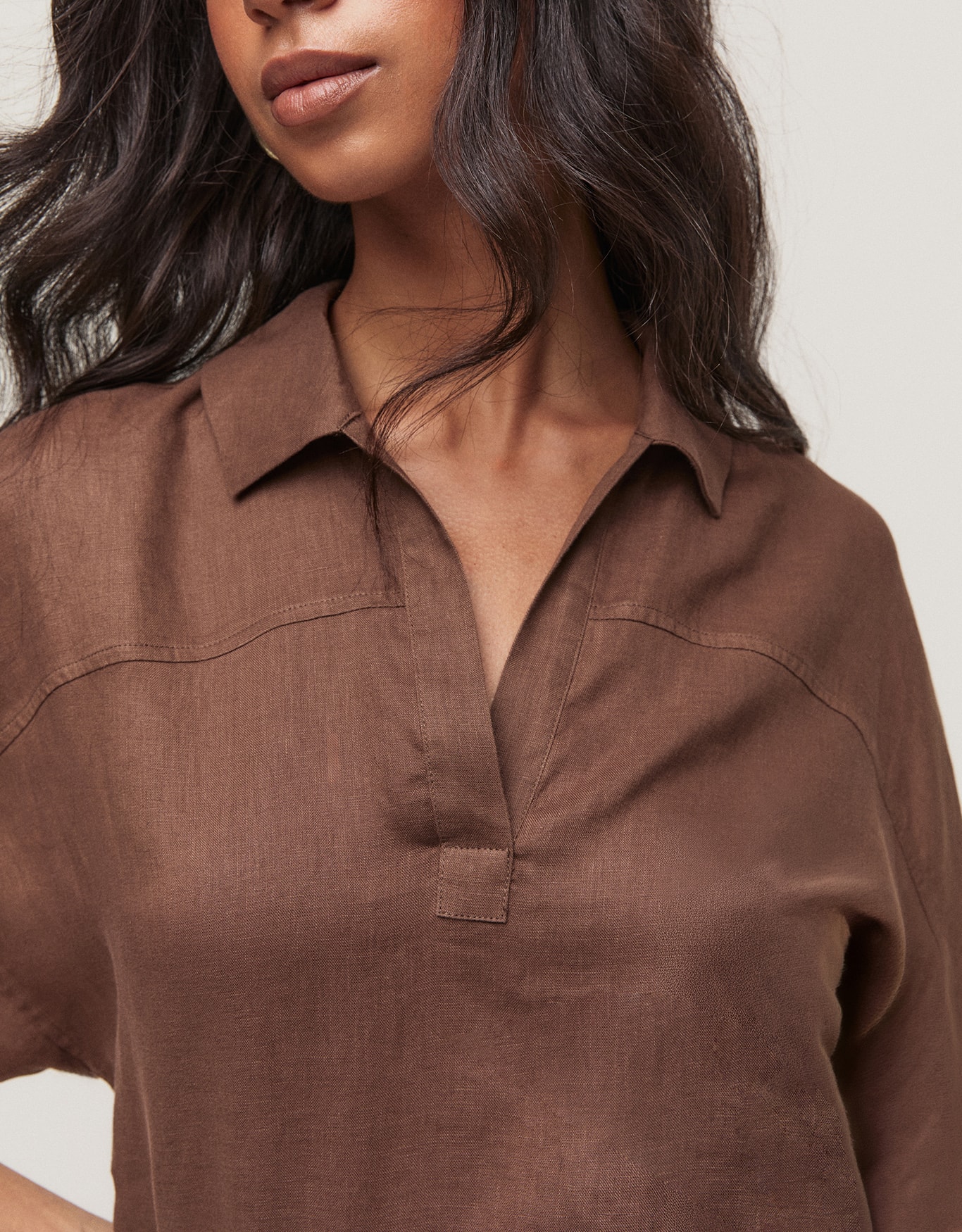 Blusa Linho Polo