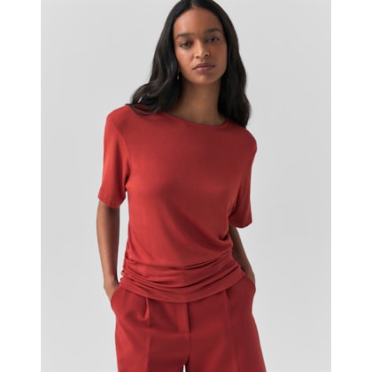 Blusa Malha Acinturada