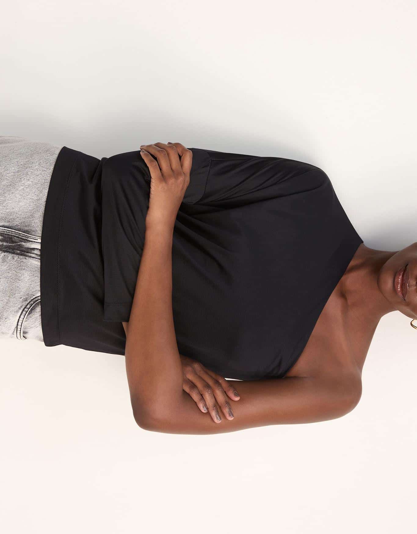 Blusa Malha Ampla Um Ombro Só