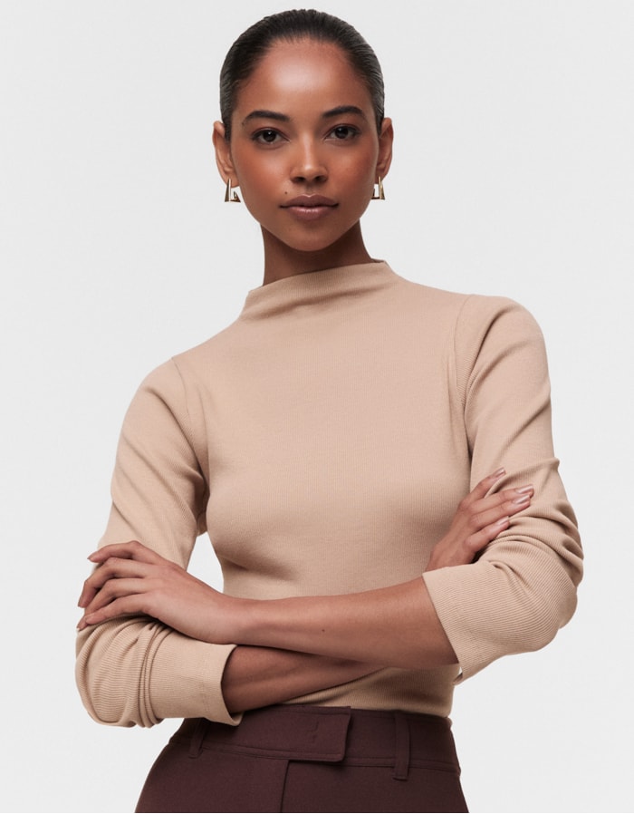 Shoulder — Blusa Malha Canelada