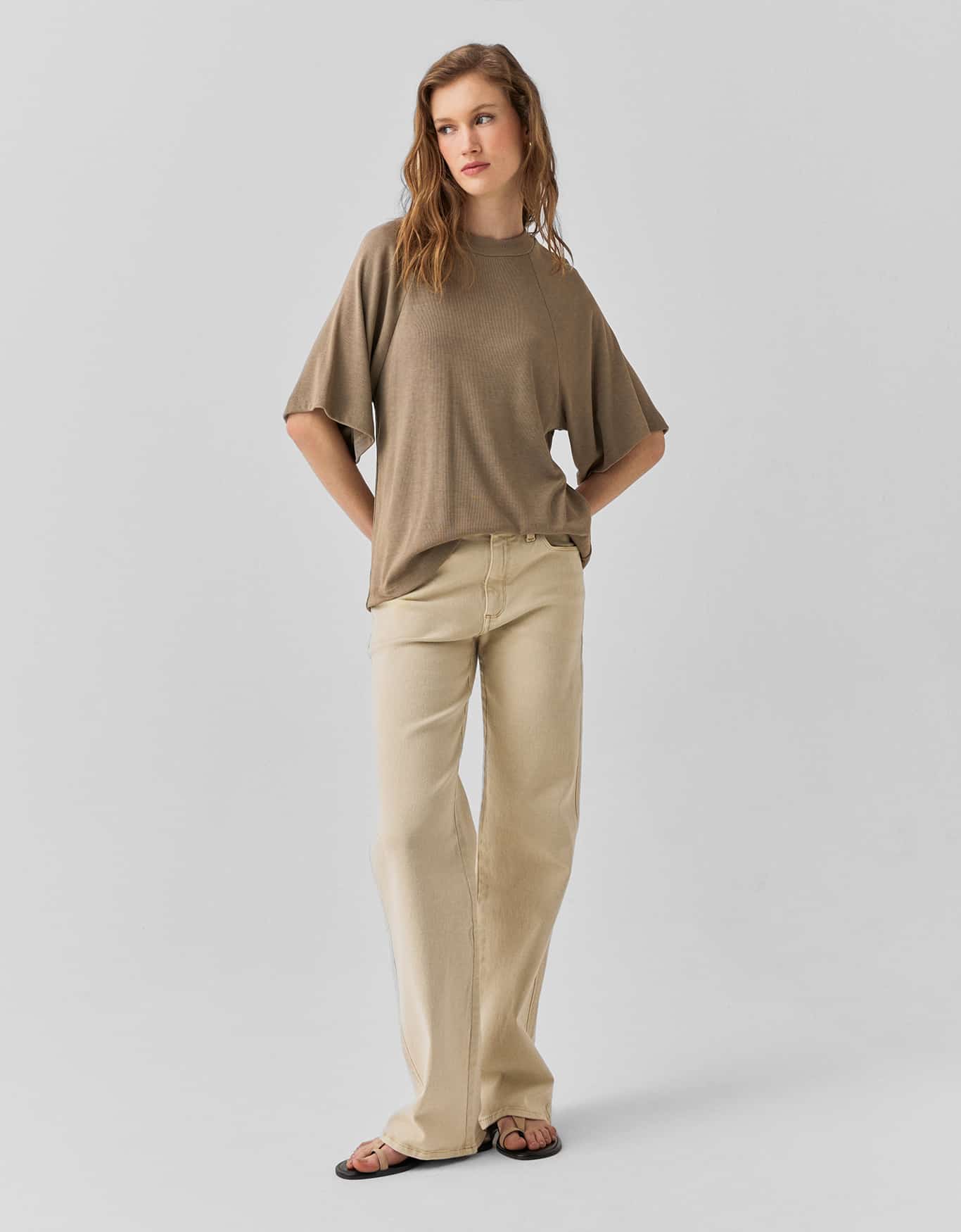 Blusa Malha Cava Raglan