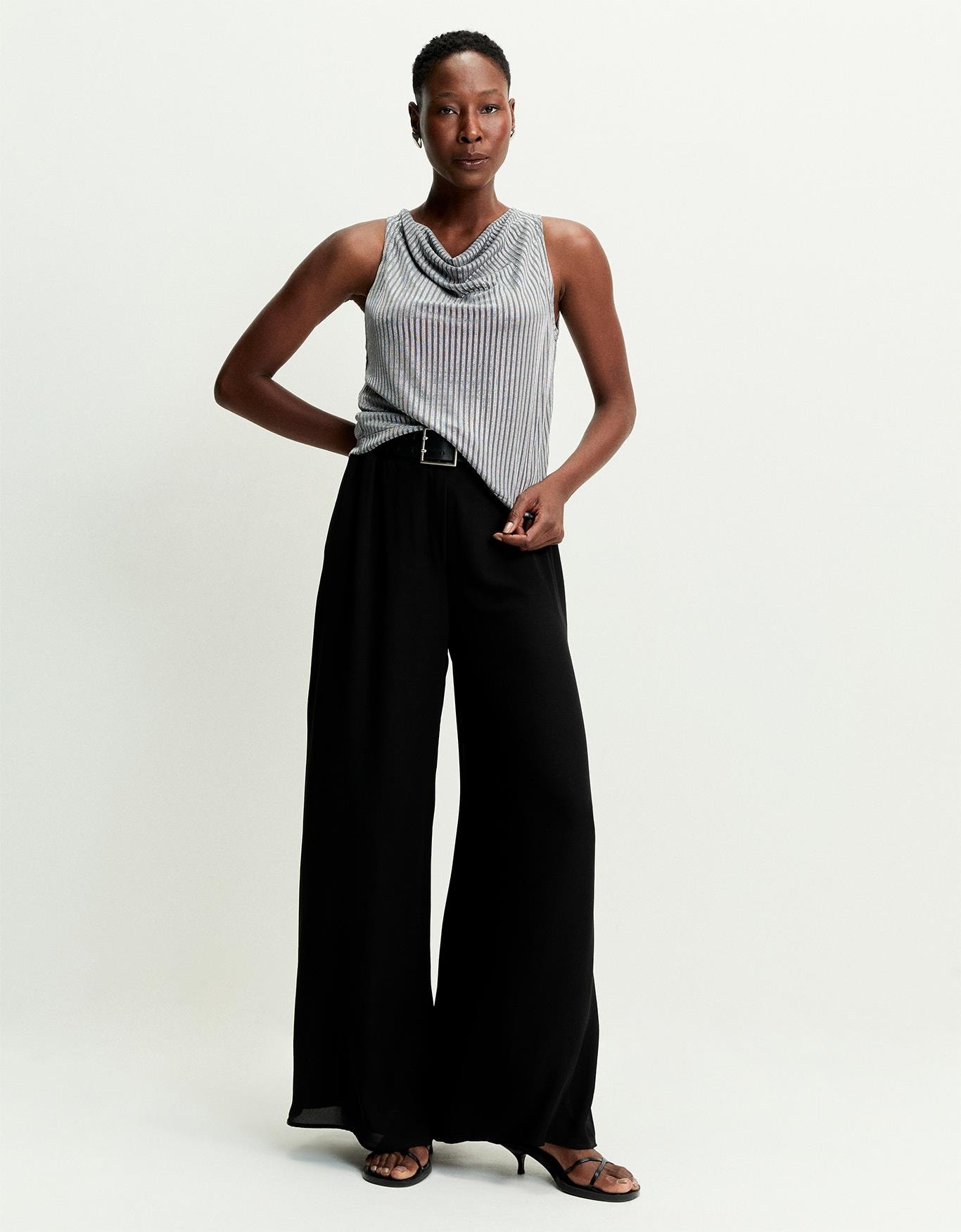 Blusa Malha Degage Lurex