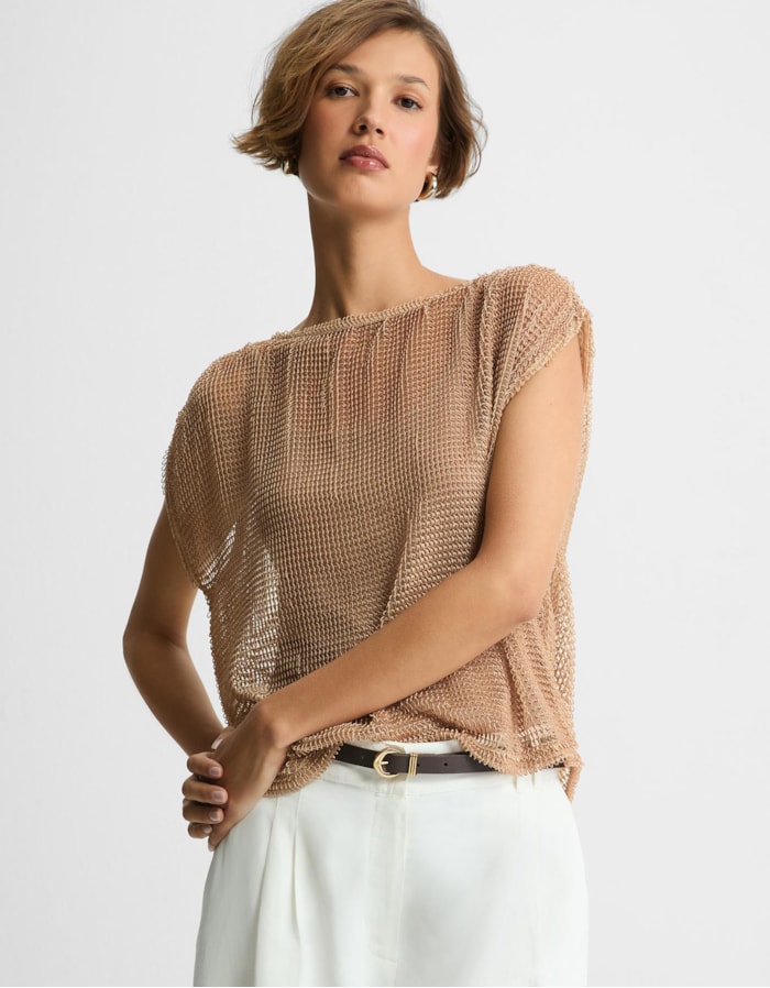 Shoulder — Blusa Malha Desagulhada