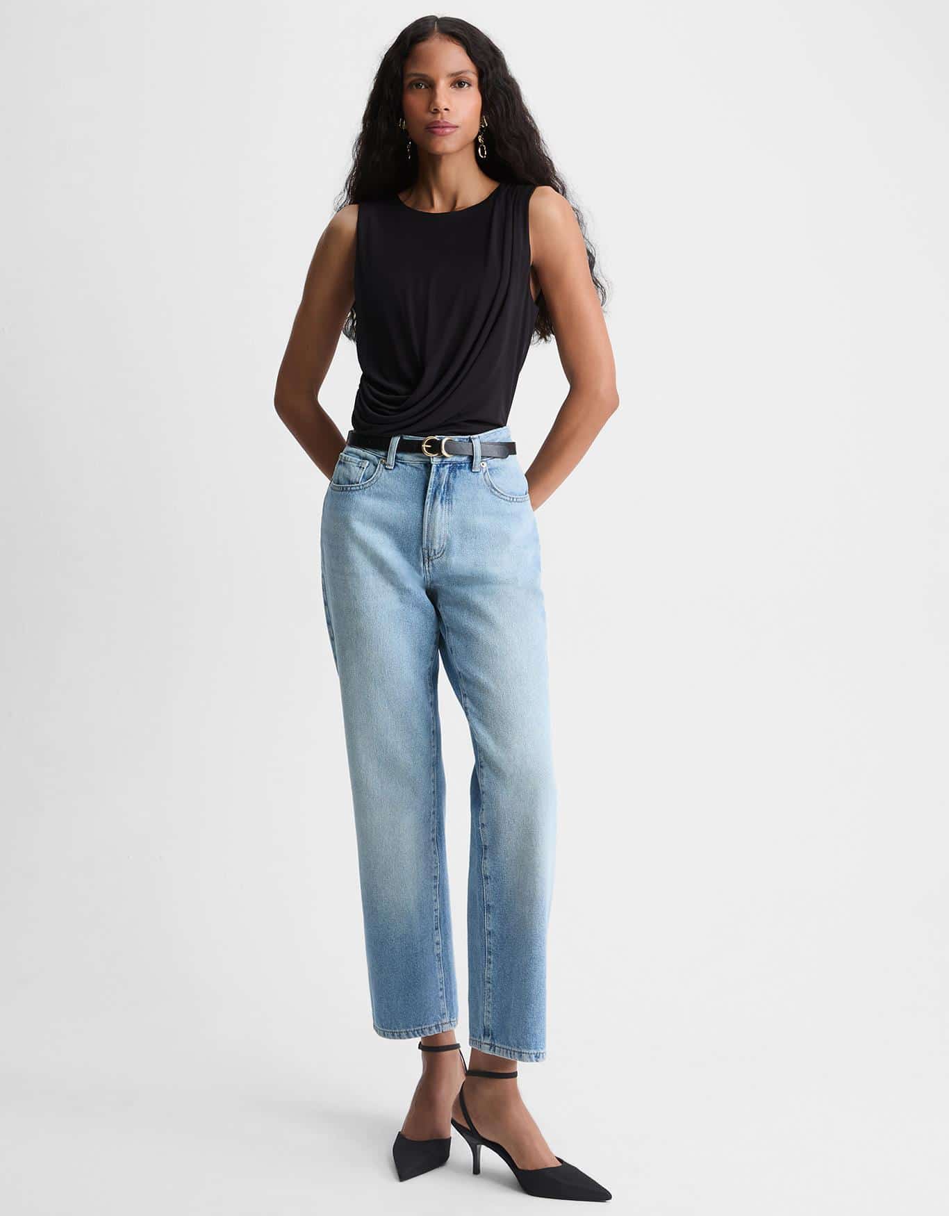 Blusa Malha Drapeada