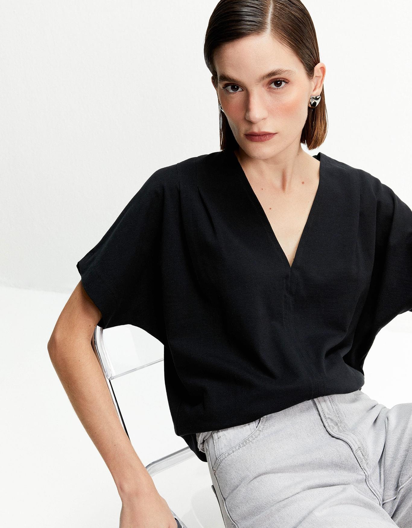 Blusa Malha Estruturada