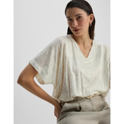 Blusa Malha Foil