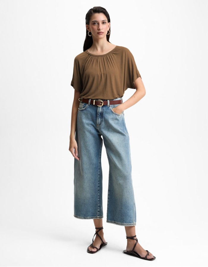 Blusa Malha Franzido