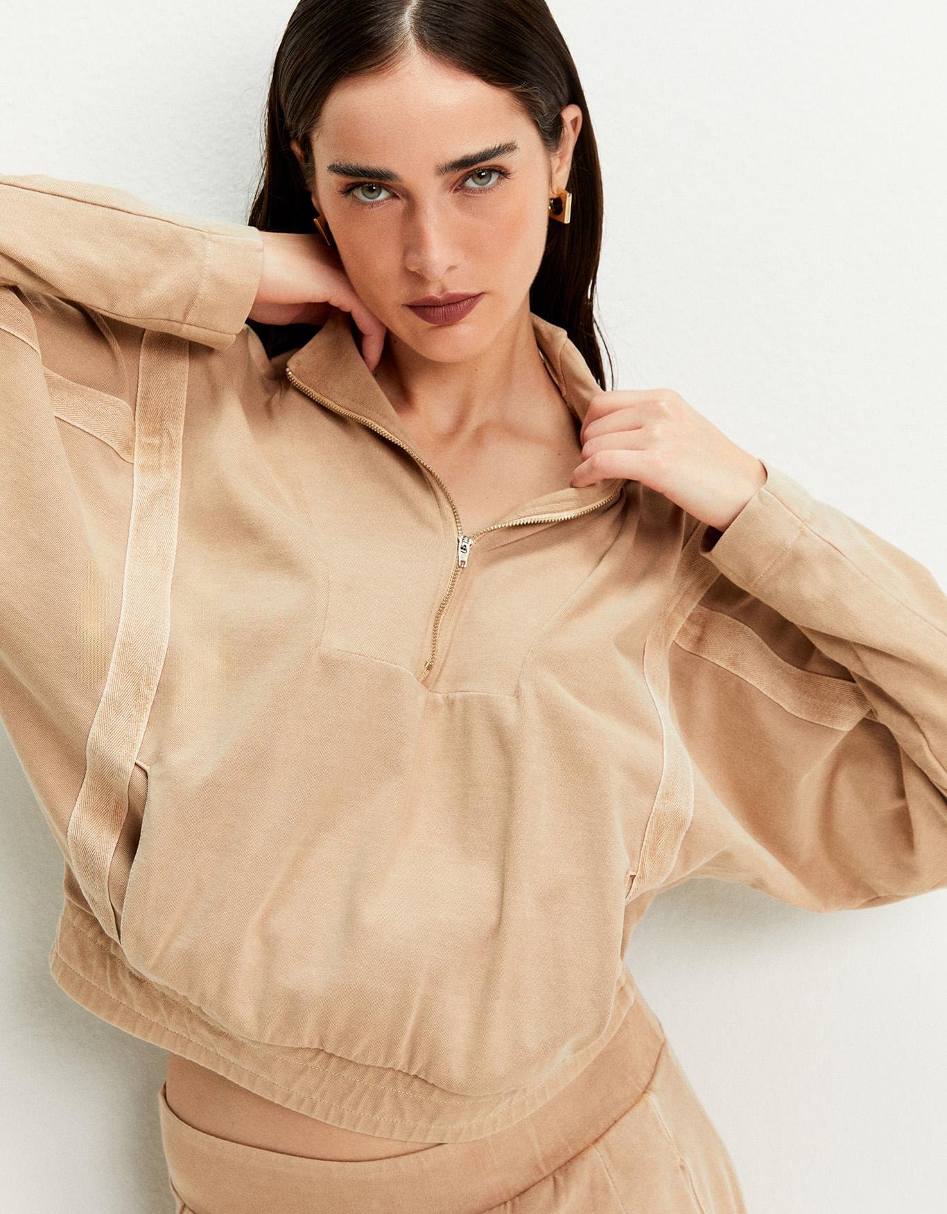 Blusa Malha Meia Vista