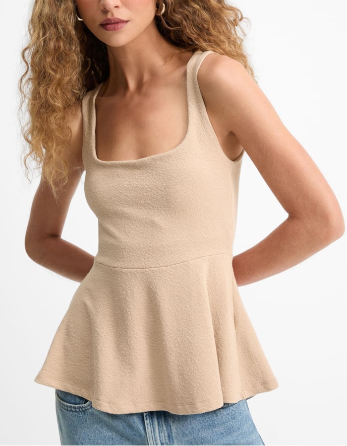 Blusa Malha Peplum