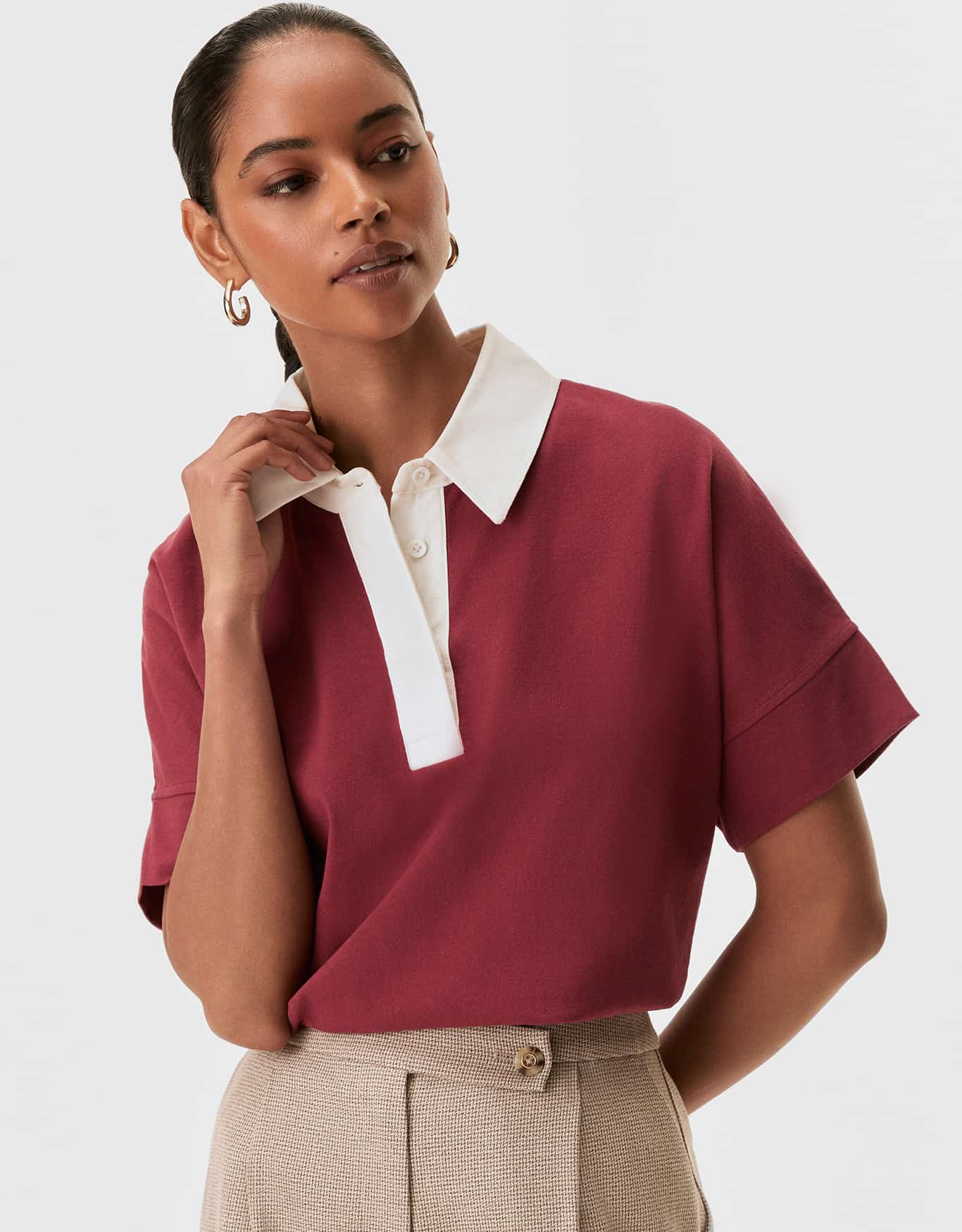 Blusa Malha Polo Sarja