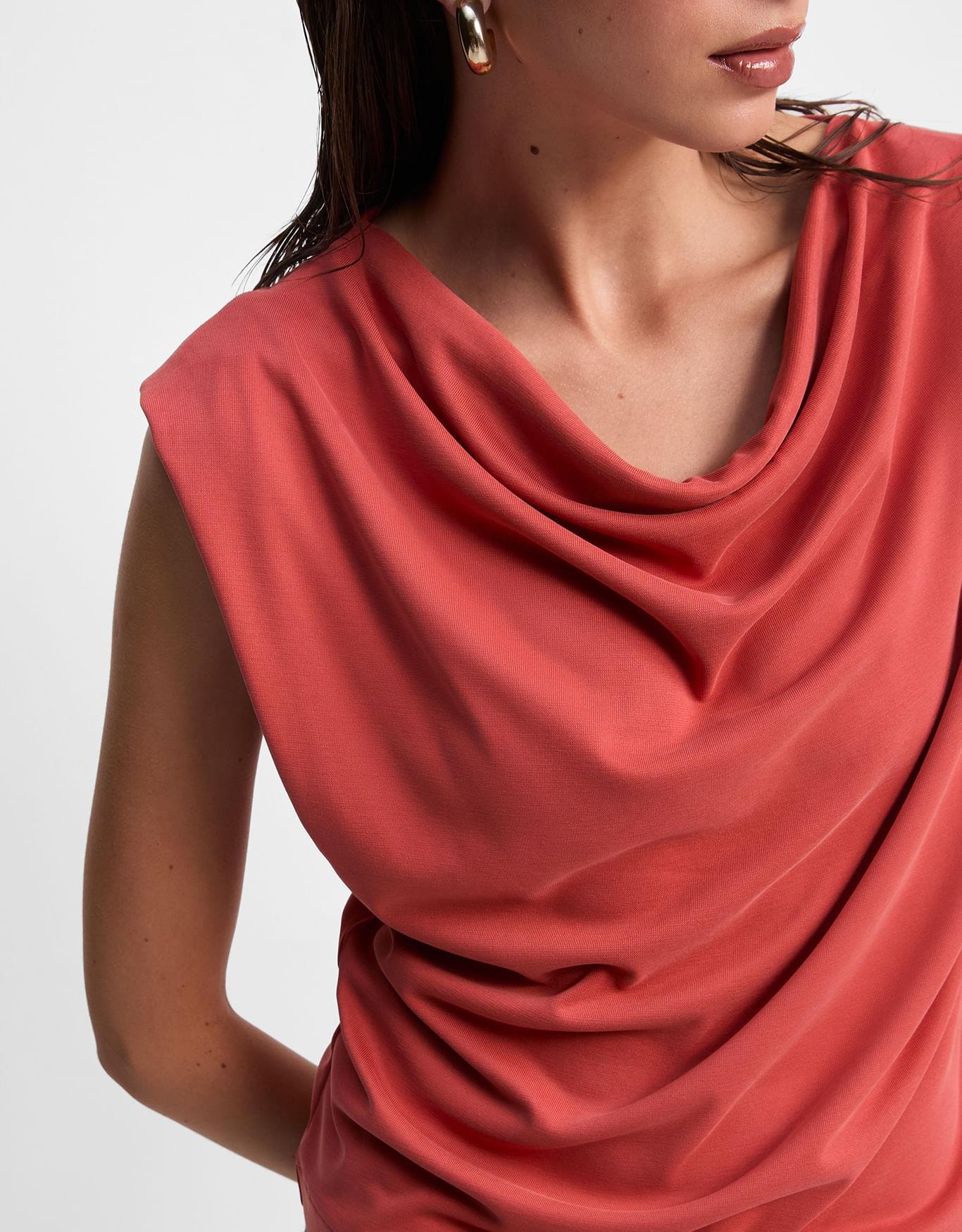 Blusa Malha Sem Manga Degagê