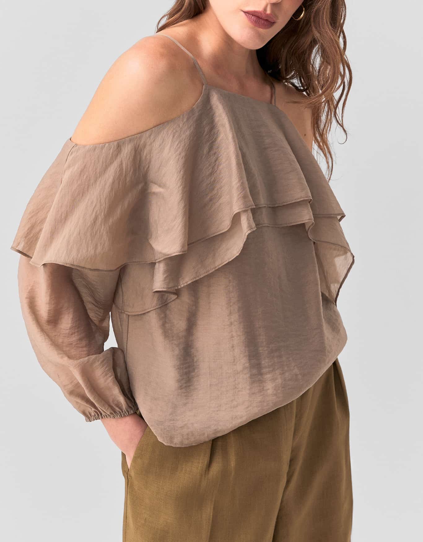 Blusa Manga Longa Ciganinha