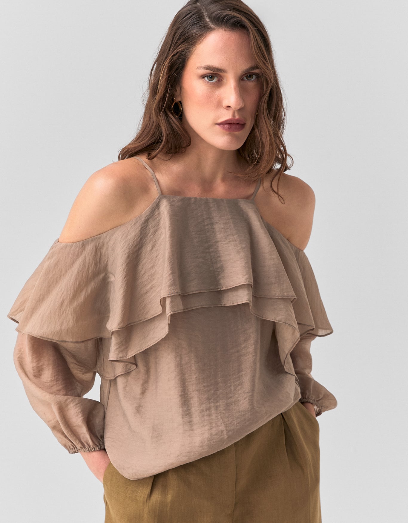 Blusa Manga Longa Ciganinha