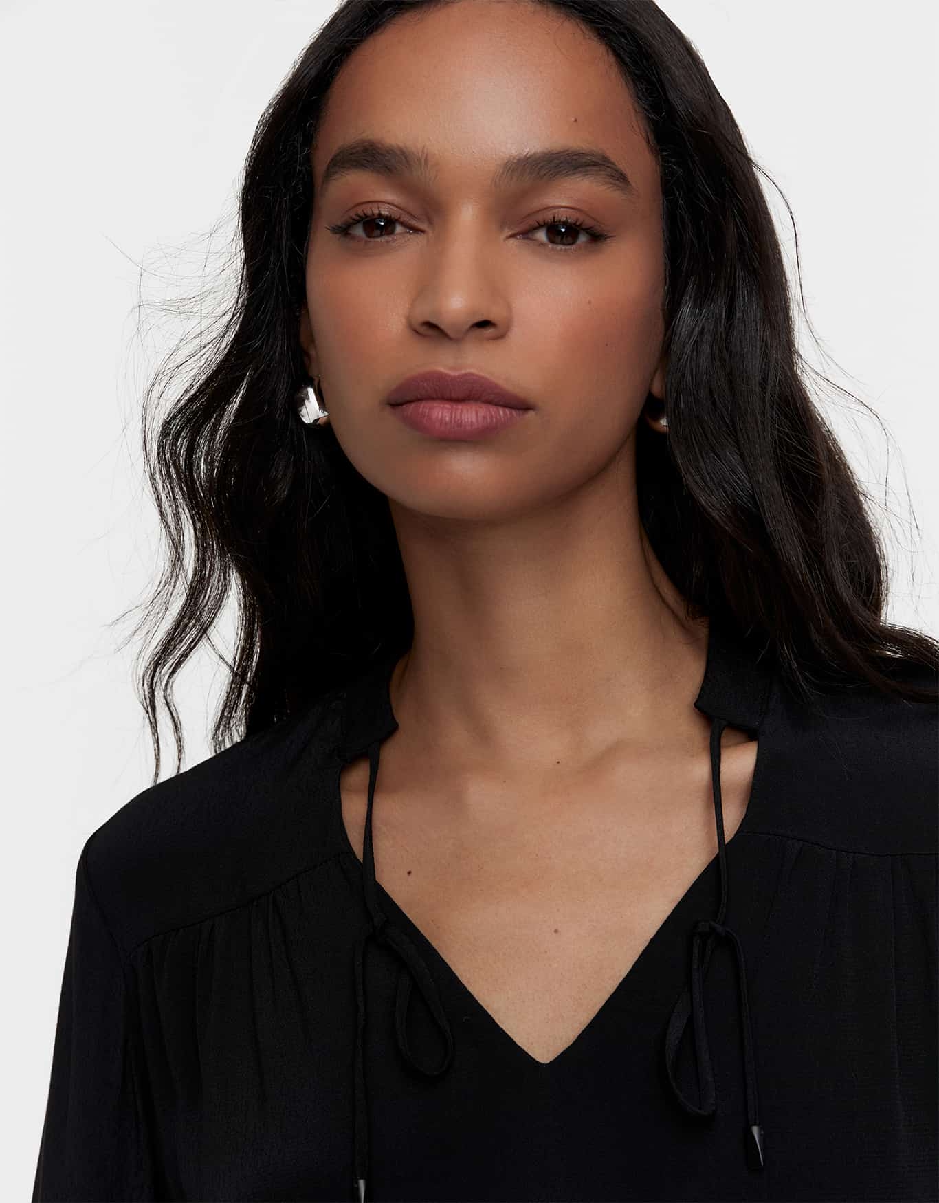 Blusa Manga Longa Franzidos