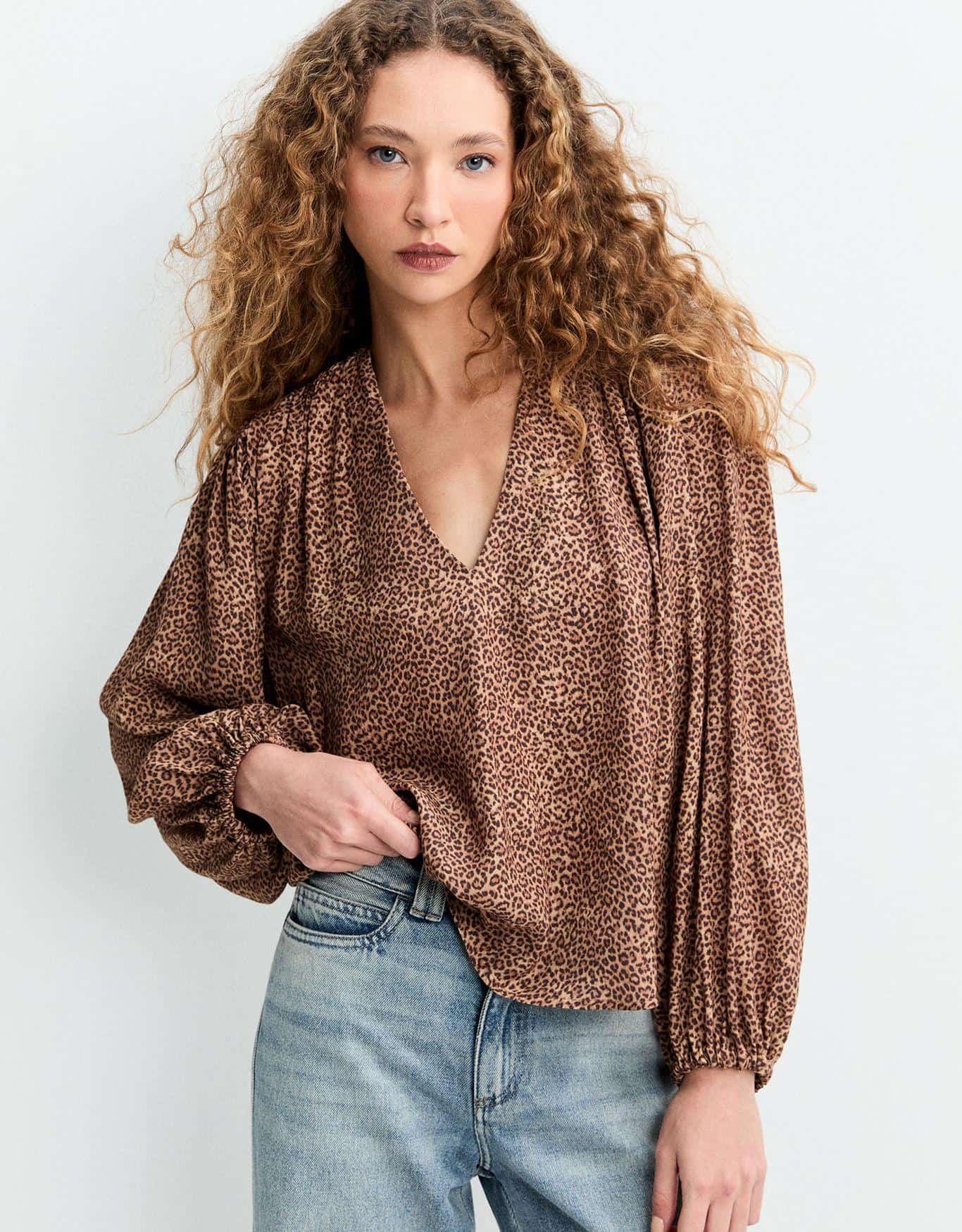 Blusa Onça Khaki
