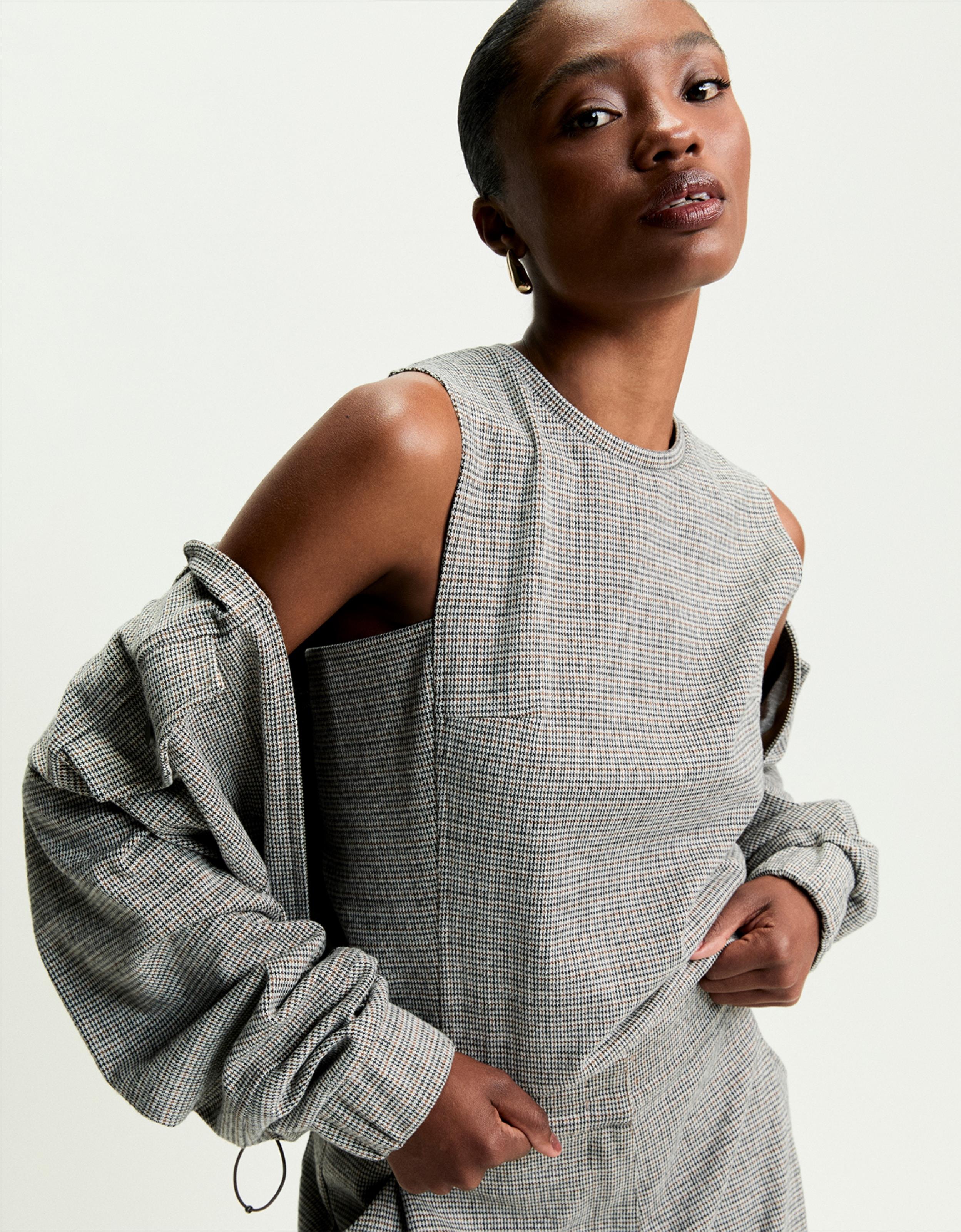 Blusa Pied De Poule 360