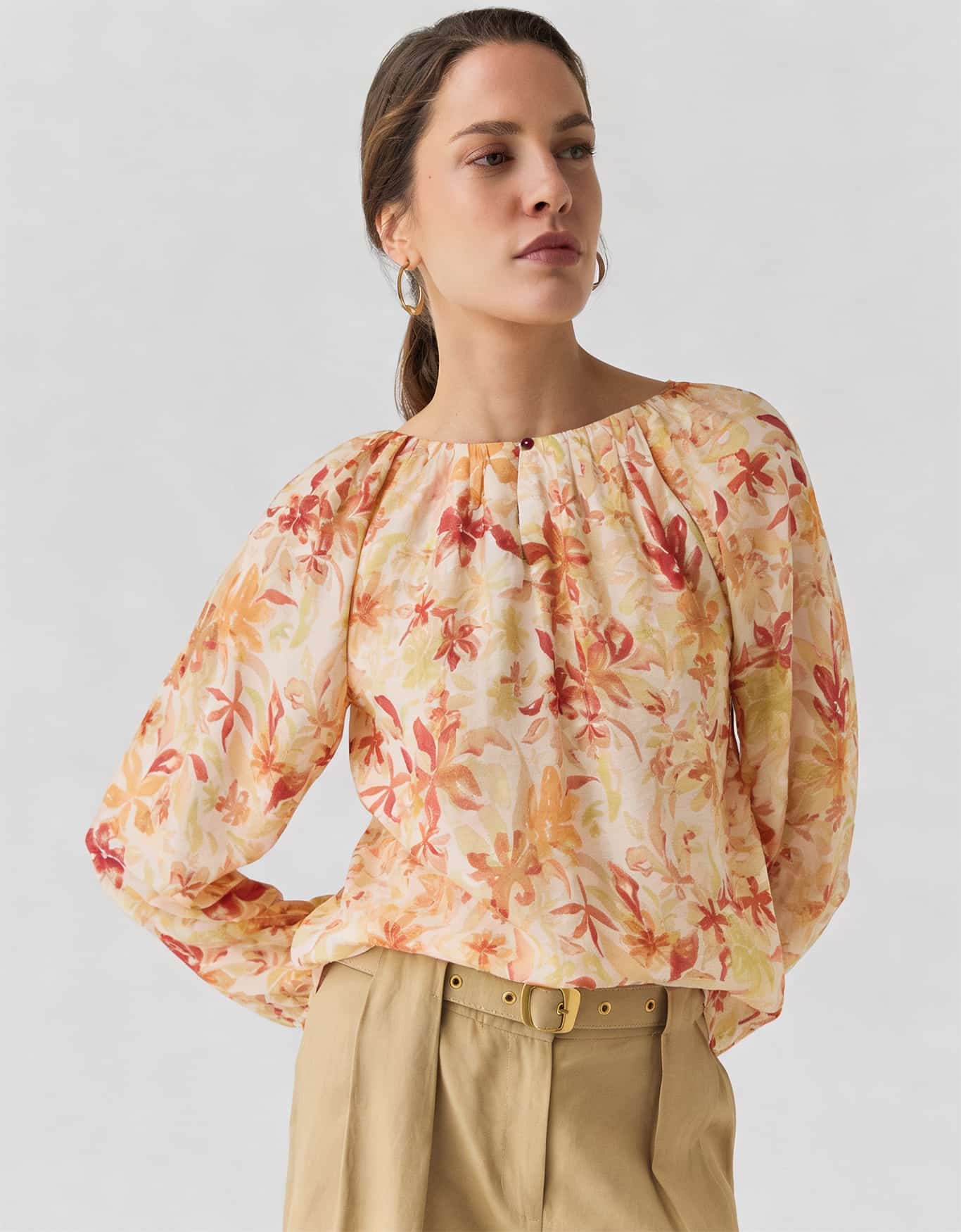 Blusa Pinceis Florais