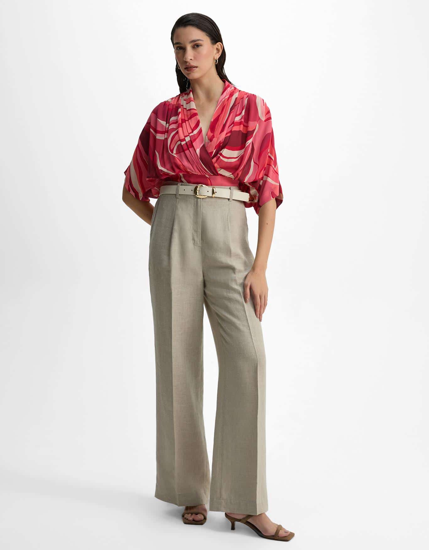 Blusa Pinceladas Vermelhas