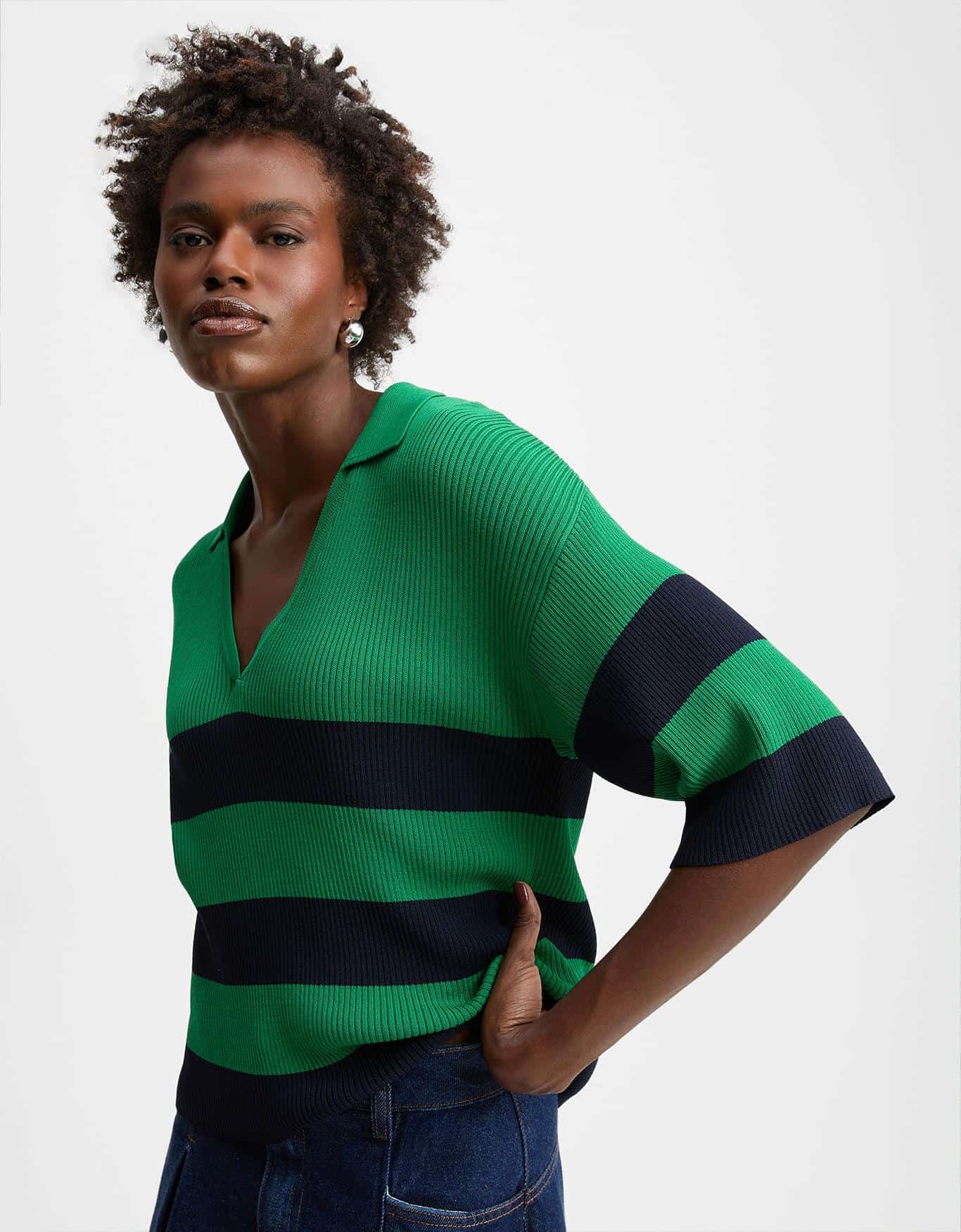 Blusa Polo Listrada