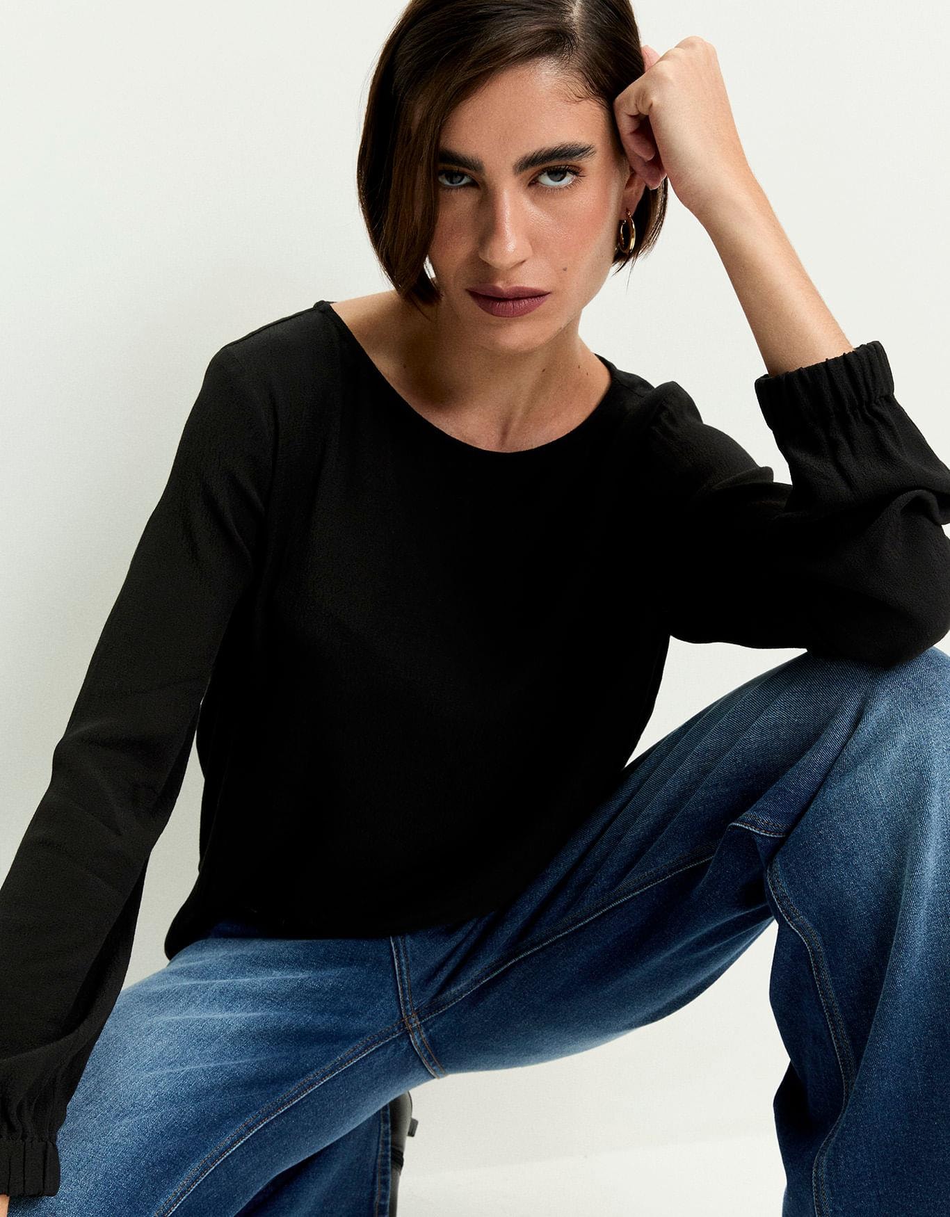 Blusa Porto Alegre Preta