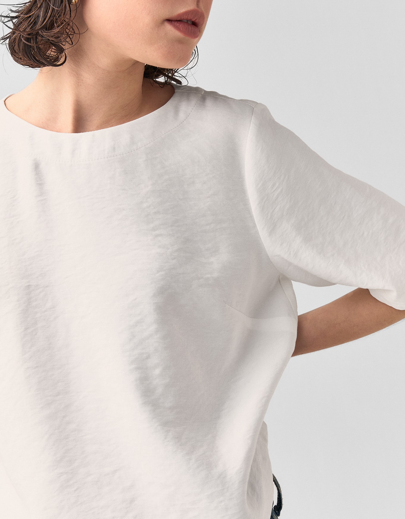 Blusa Reta Manga Curta