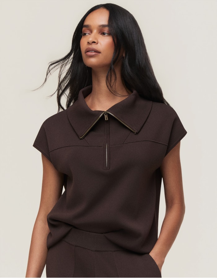 Shoulder — Blusa Tricot 360 Gola Meia Vista