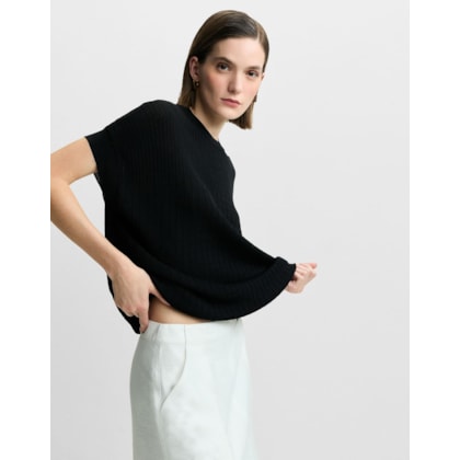 Blusa Tricot Alongada