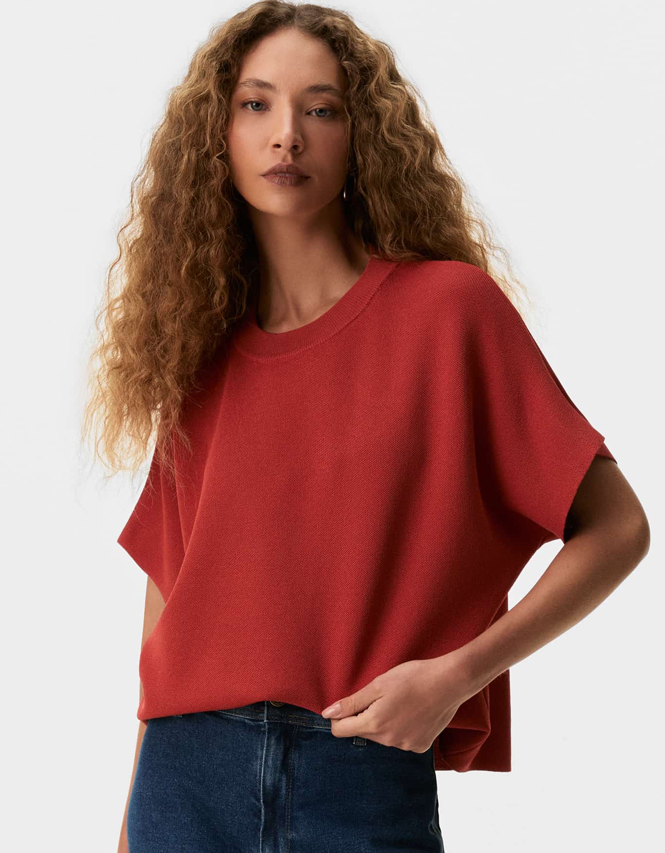 Blusa Tricot Ampla