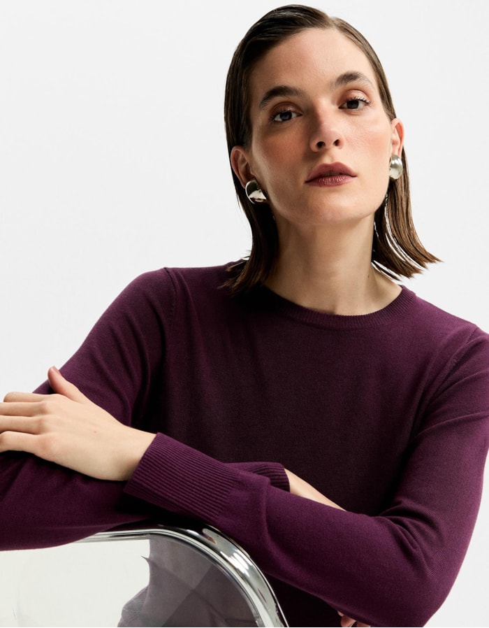 Shoulder — Blusa Tricot Básico