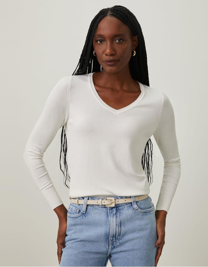 Shoulder — Blusa Tricot Básico