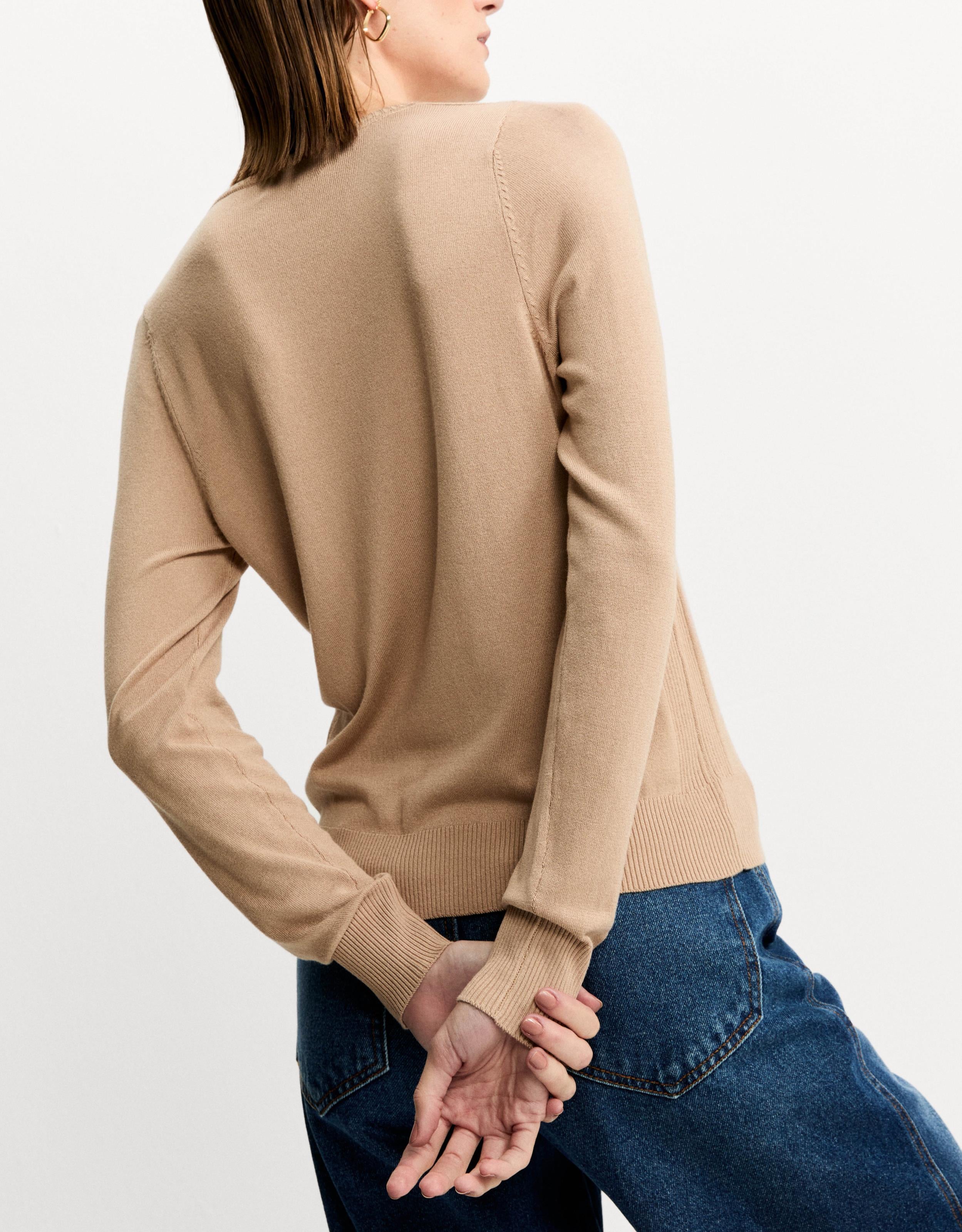 Blusa Tricot Básico Decote v