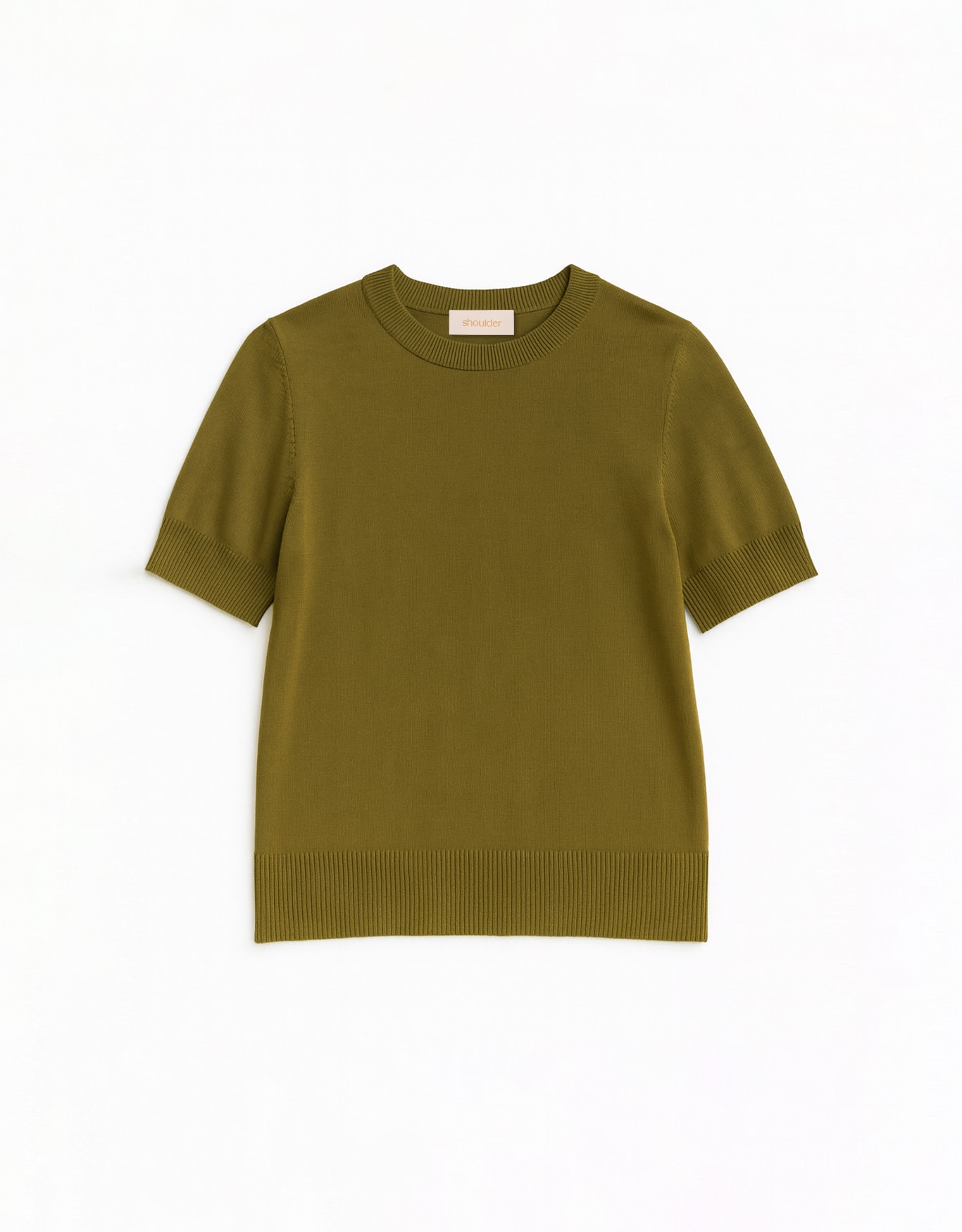 Blusa Tricot Básico Manga Curta