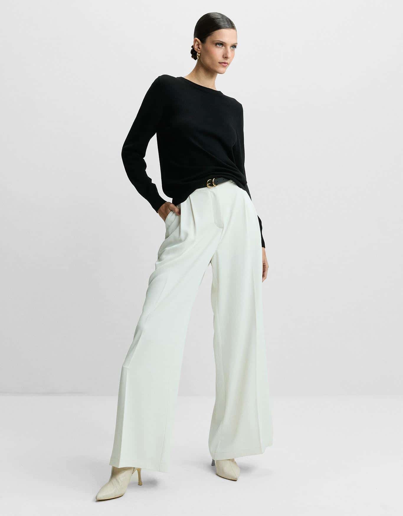 Blusa Tricot Básico Preta